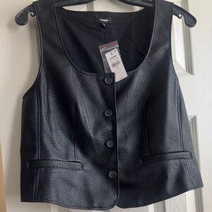 Express Women's Black Textured Tank Top